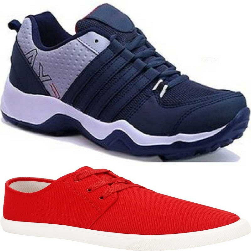 orange wings DUNGLE-BG102RD For Men(Navy, Blue, Red)