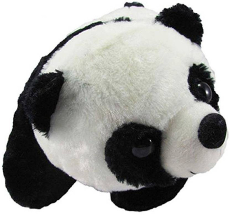 soft plus panda teddy  - 16 cm(Black, White)