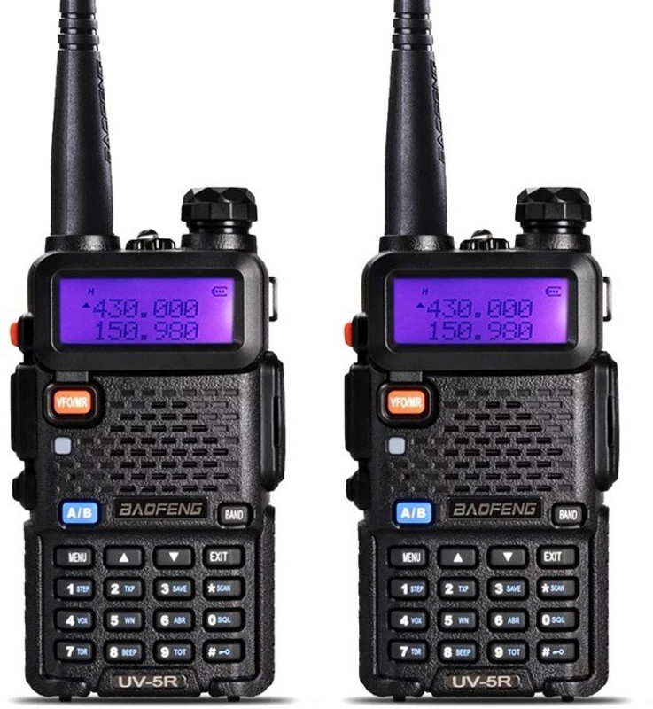 spydo BAOFENG uv5r walkie talkie uhf400-470 BAOFENG uv5r walkie talkie uhf400-470mhz Walkie Talkie(Black)