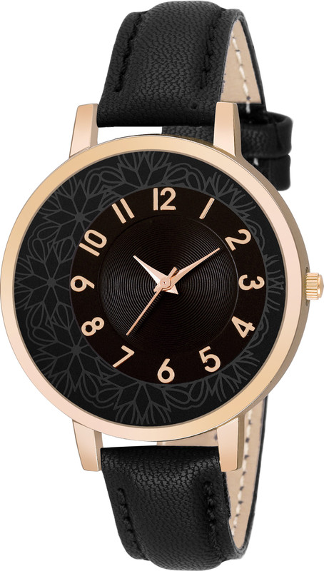 watchsales Black Strap Black Dial Along Watch Analog Watch  - For Women