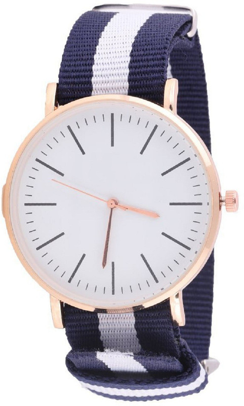 selicon velly DW_BLUE Gold Dial Royal Blue Mina Case Finishing Braclet Analogue Watch Analog Watch  - For Men