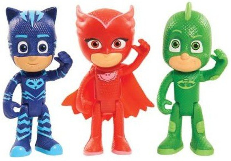 gorgeous moment Play PJ Masks Deluxe Friends Collection Brown Mailer Figure Set(Multicolor)