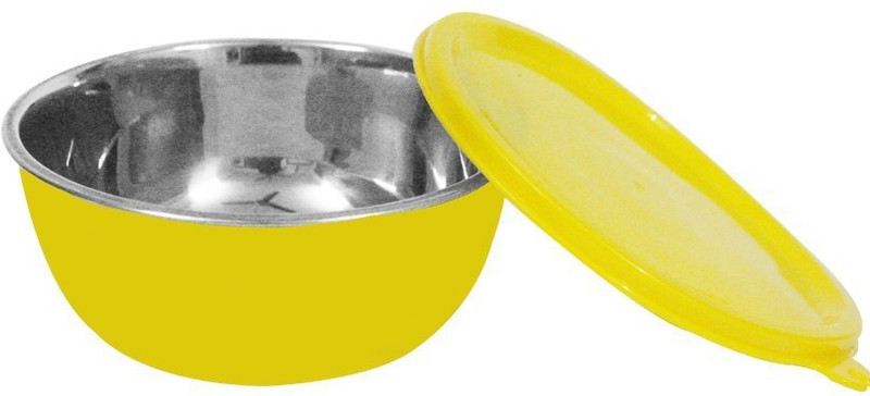 finality Stainless Steel Storage Bowl(Yellow, Pack of 2)