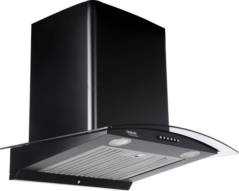 Hindware Elena 60 Auto Clean Wall Mounted Chimney(Black 1200 CMH)