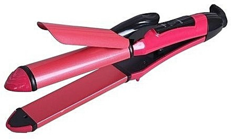 himraansh BEST HAIR STRAIGHTENER HAIR CURLER-001 Hair Straightener(Pink)