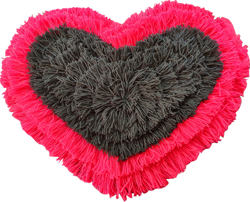 unique creation Wool Door Mat(PINK AND GREY, Large)