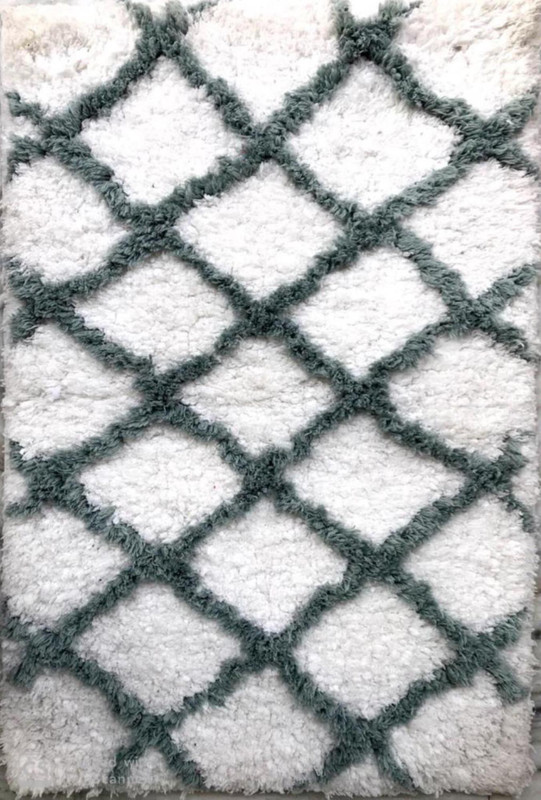 ronak sales Microfiber Bathroom Mat(White, Large)