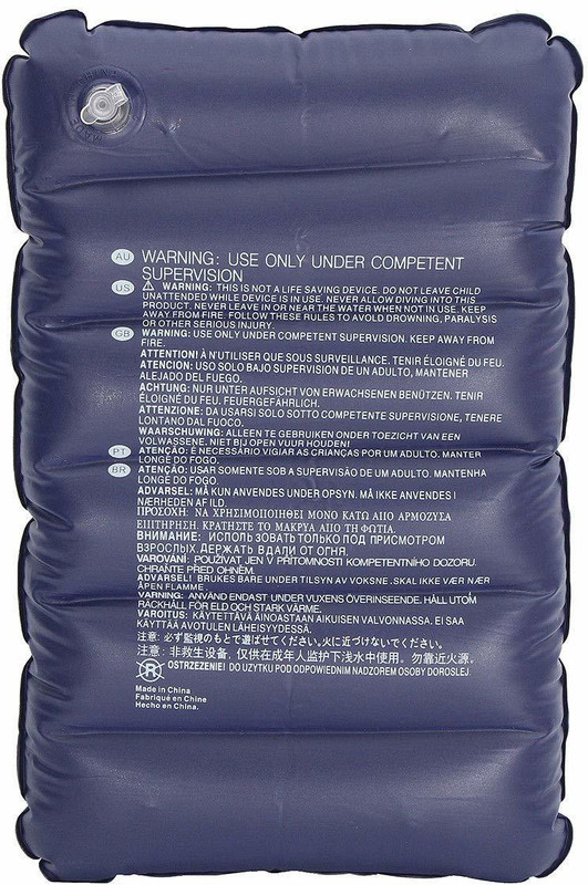 snt national Air Stripes Sleeping Pillow Pack of 1(Blue)
