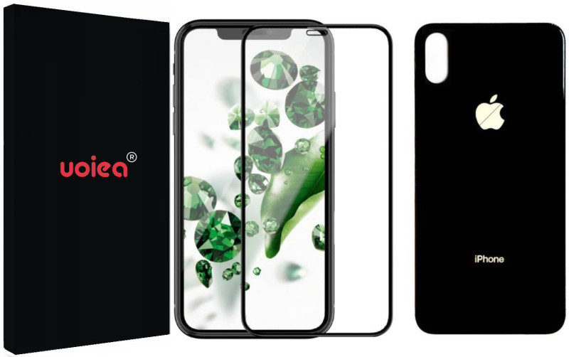 uoiea Front and Back Tempered Glass for Apple iPhone XS Max(Pack of 1)