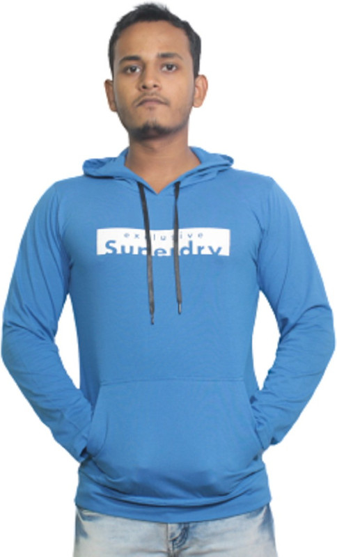 brand look Full Sleeve Solid Men Sweatshirt