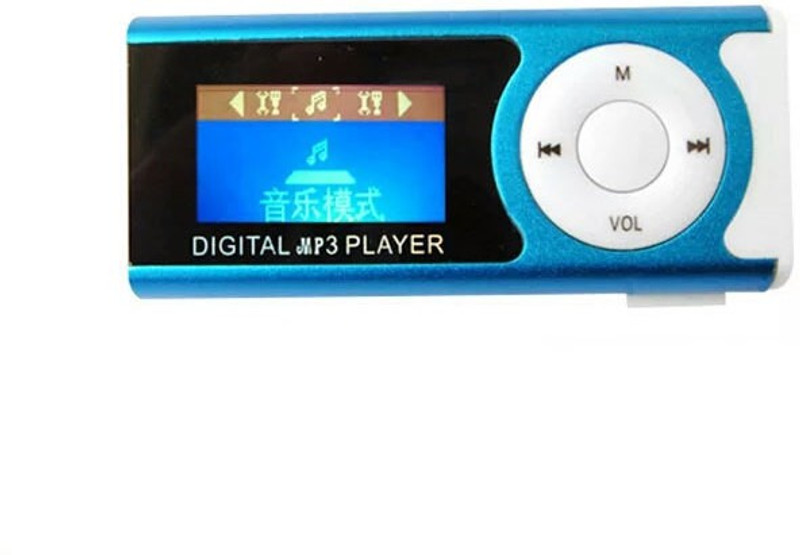 kluzie Light Weight Digital MP3 Player Audio Player 32 GB MP3 Player(Blue, 1.32 Display)