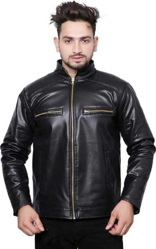ndet Full Sleeve Solid Men's Jacket