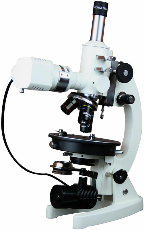 miko plus Geology Ore Polarizing Metallurgy Microsope w Reflected Light Retarder Plates2 Objective Microscope Lens