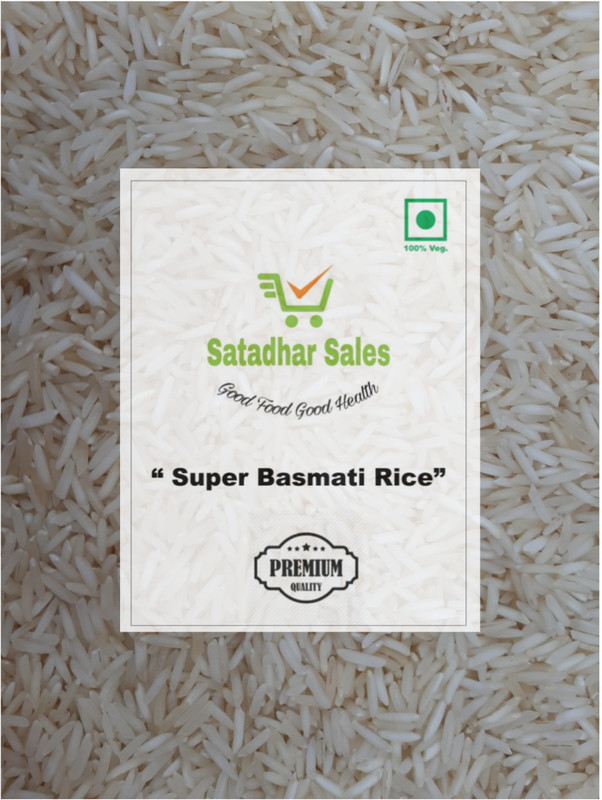 satadhar sales Classic Basmati Rice (Long Grain, Raw)(1 kg)