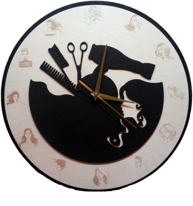 motif Analog 30.48 cm X 30.48 cm Wall Clock(White, Black, Without Glass)