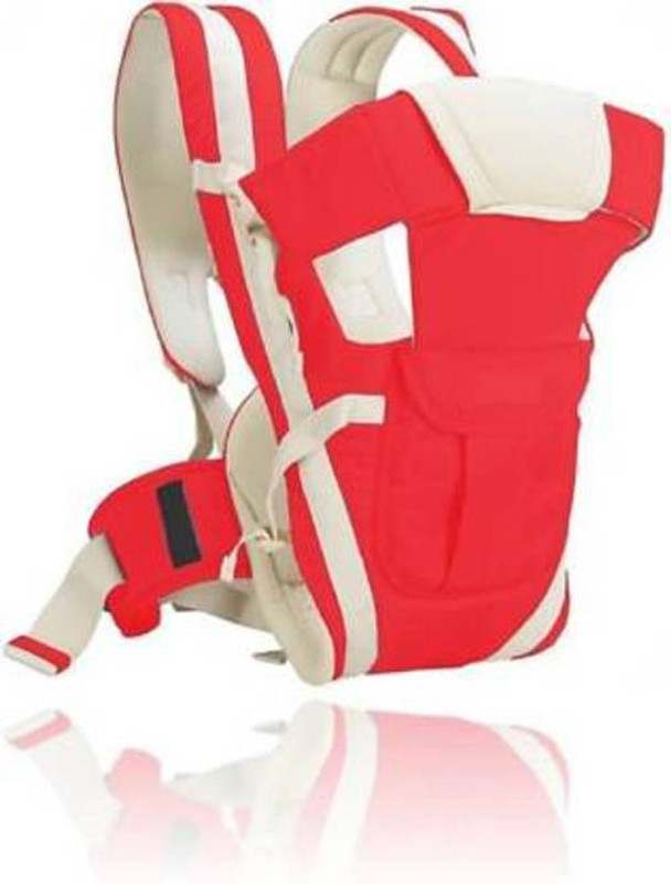 aroraonlinetraders Premium Quality 4 Way Carrying Position Extra Width Strong Belt Baby Carrier(Red, Hip Carry)