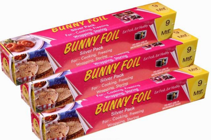 bunny aluminium foil 9 meter Aluminium Foil(Pack of 3, 9 m)