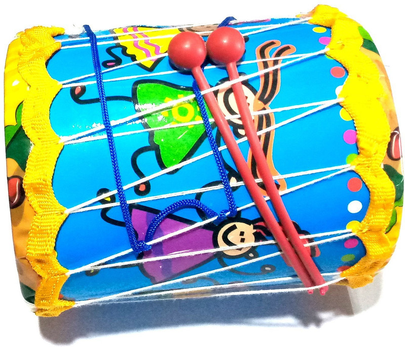 nawani Musical Baby Drum and Stick(Multicolor)