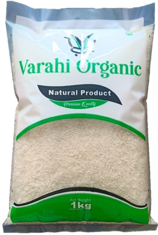 varahi organic products Pack of 6 Kolam Rice (Medium Grain, Raw)(6 kg)