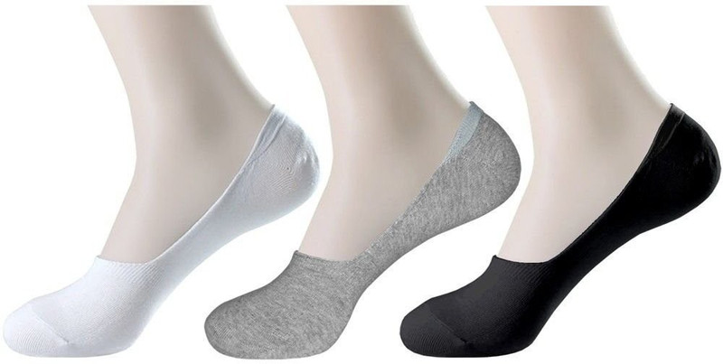 cataloon Men's & Women's Solid Low Cut, Peds/Footie/No-Show(Pack of 3)
