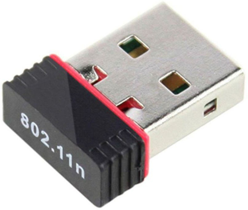 Mycart USB 2.0 Wireless Wi-Fi Adapter USB Adapter(Black)