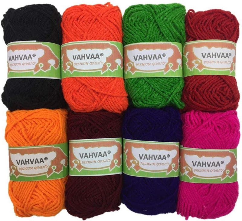 vahvaa Hand Knitting Art Craft Needle Knitting Thread Dyed 8