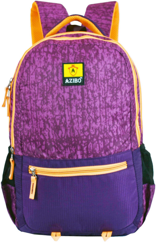 azibo Water-Resistant College/School/ Office/Trekking/Camping/Travel Backpack Rucksack (35 Ltrs.) 35 L Laptop Backpack(Purple)