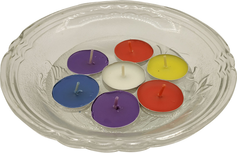 dru arts Arts Candle(Multicolor, Pack of 50)
