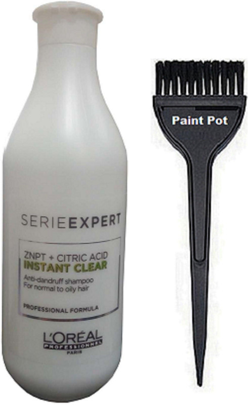 paint pot Hair Brush, Instant Clear Shampoo(2 Items in the set)