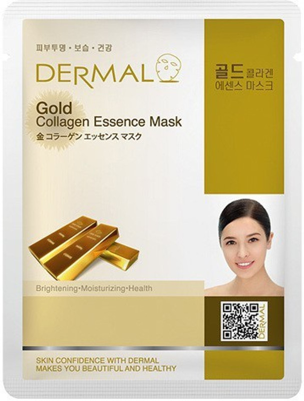 dermal Face Mask Sheets Gold (Pack of 3)(23 g)