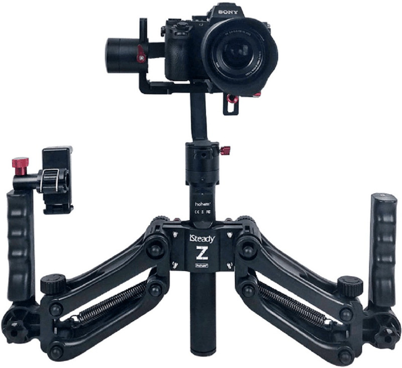 hohem iSteady Gear with dual handle & smartphone holder 3 Axis Gimbal(2.5 KG)