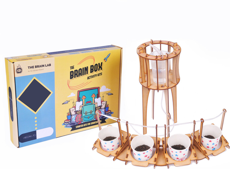the brain lab Drip Irrigation Diy Toys(Brown)