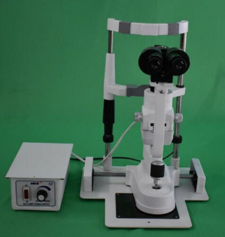 miko plus Slit Lamp microscope ziess type MIKO MZL-2S 2 step w/ 15X eye piece Objective Microscope Lens