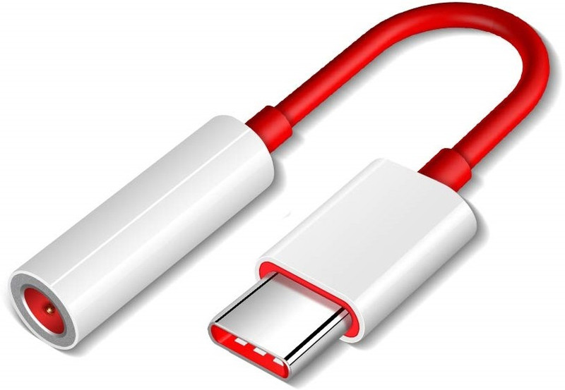 saiesha red&white Type C to 3.5 mm Jack Audio Connector Phone Converter(Android)