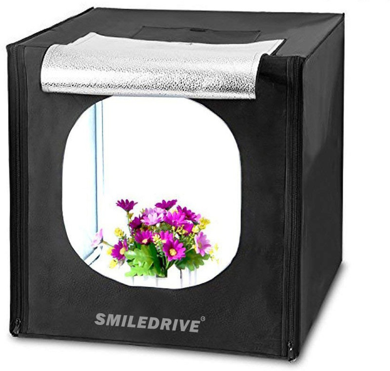Smiledrive Portable Photo Booth Lighting Box Studio for Product Shoots Photography-Made in India Square Softbox(42 cm x 42 cm)