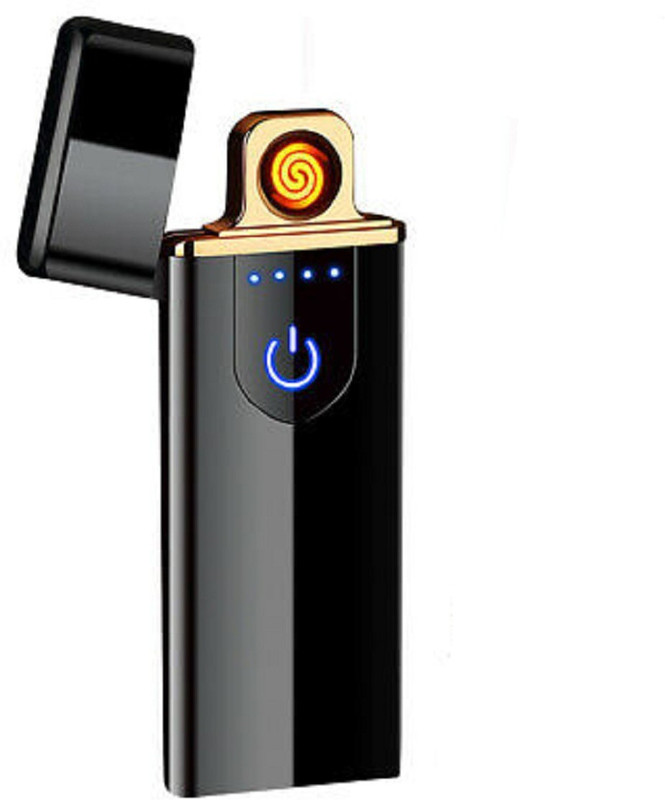 MOBIZAC USB Electric Dual Flameless Lighter USB™ Electric Dual Flame-less Lighter Cigarette Lighter(Black)