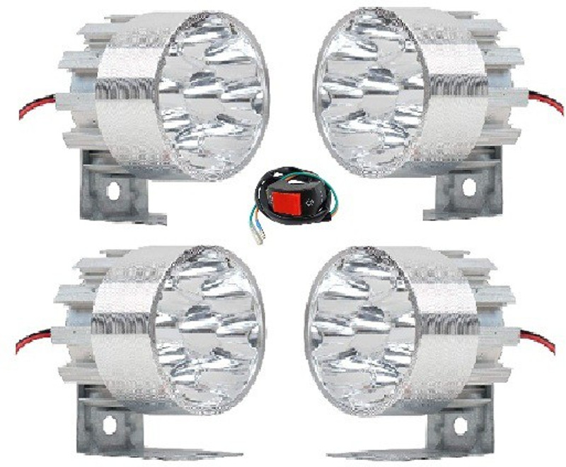 bikers line Fog Lamp LED(Universal For Bike, Universal For Car, Pack of 5)