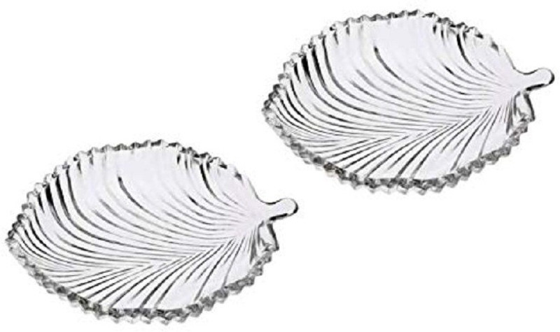 keshavmadhav Candy bowl Glass Disposable Candy Bowl(Clear, Pack of 2)