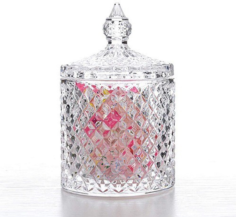 keshavmadhav Candy glass bowl sets 554 Glass Disposable Candy Bowl(Clear, Pack of 2)
