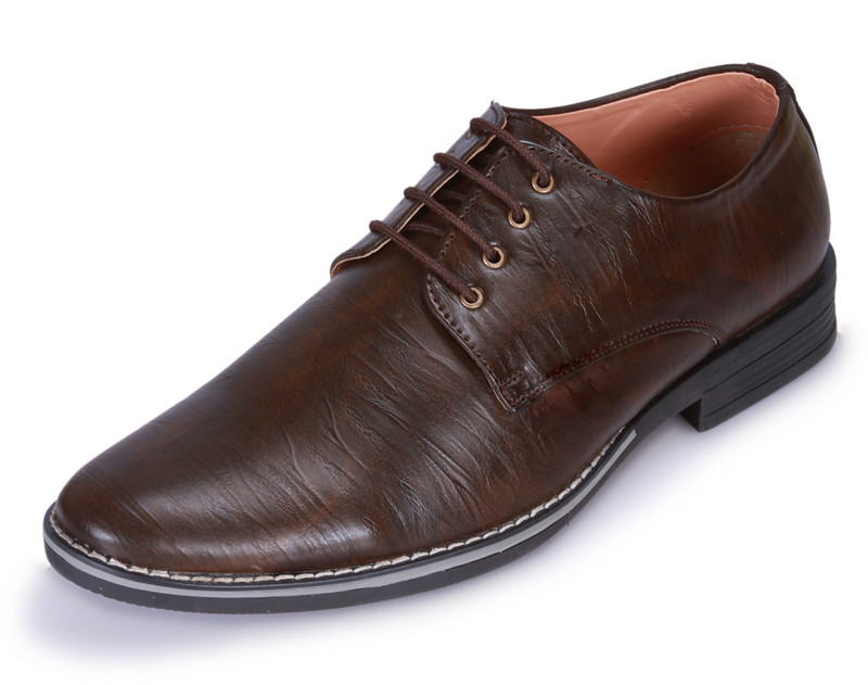 otoos Lace Up For Men(Brown)
