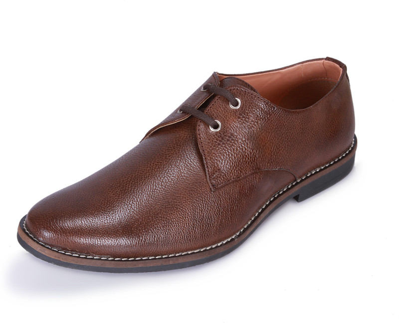 otoos Lace Up For Men(Brown)