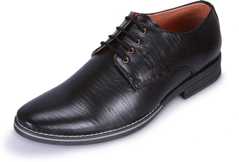 otoos Lace Up For Men(Black)