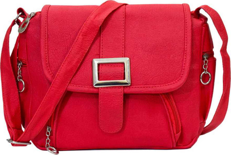 prakashgarments Red Sling Bag