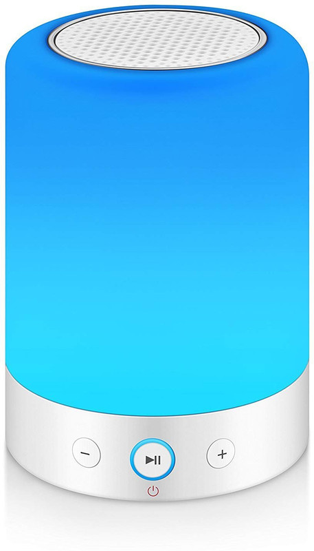 watsun Portable Bluetooth Speaker with Smart Touch LED Mood Lamp 5 W Bluetooth Speaker (White, Mono Channel) 5 W Bluetooth  Speaker(White, Mono Channel)
