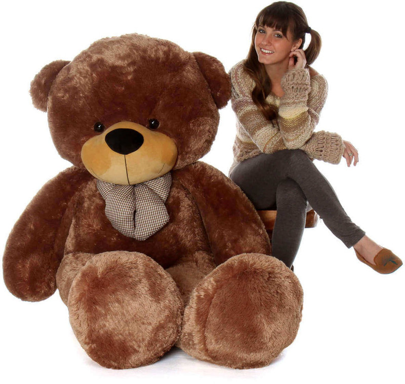lovely toys ay gift Teddy Bear (Chocolate Color) - 91 cm (Chocolate)  - 91 cm(chocolate)