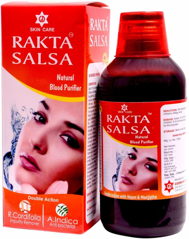 goswami drugs RAKTA SALSA SYRUP 210ML(210 ml)