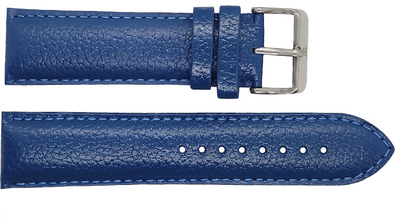 tenmax TM-JB24003MM 24 mm Leather Watch Strap(Blue)