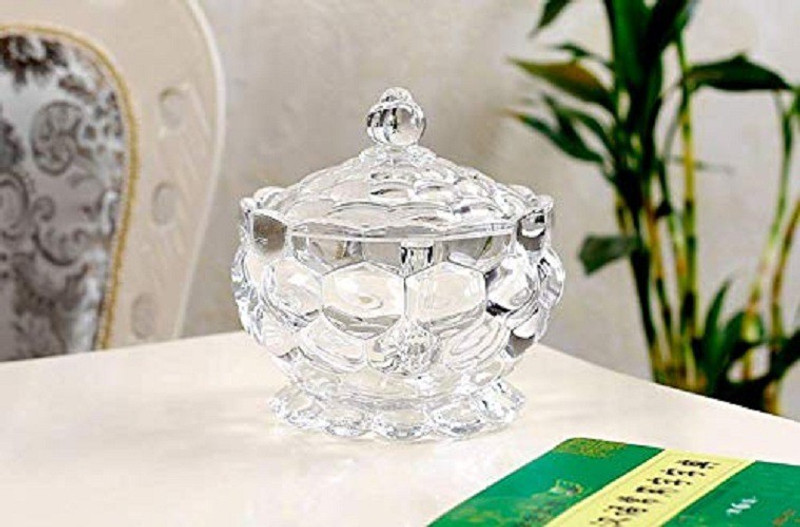 keshavmadhav candy glass bowl sets 443 Glass Disposable Candy Bowl(Clear, Pack of 3)
