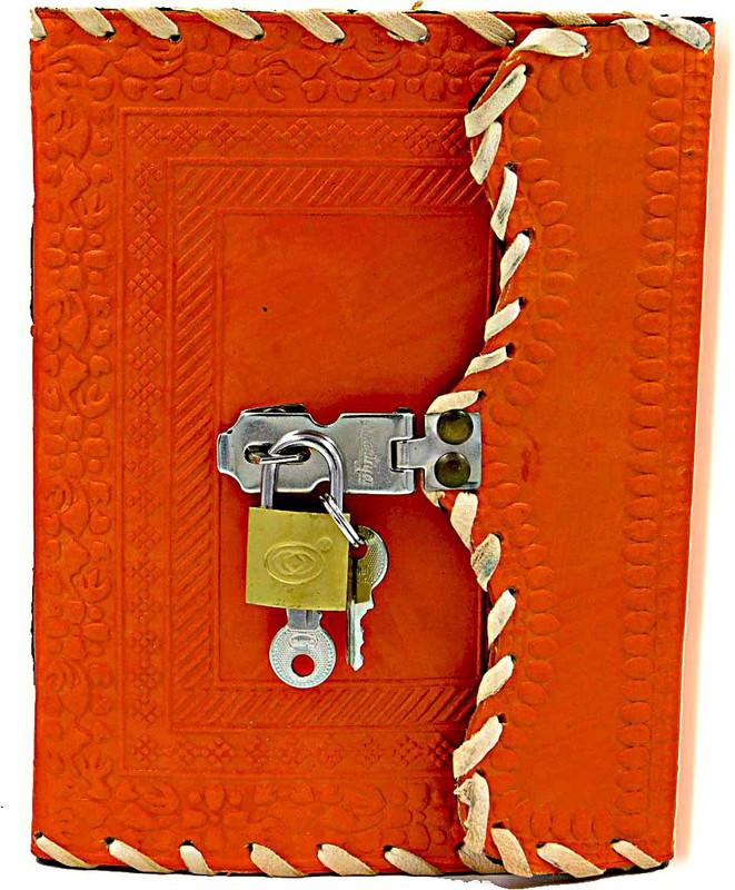 alcraft A5 Planner/Organizer(7x5, Lock and Key, Orange)