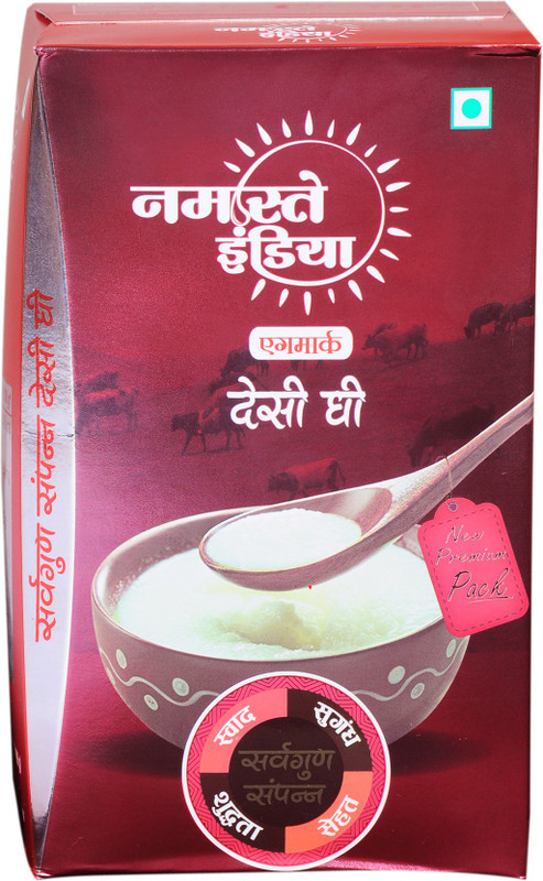 Namaste india Deshi ghee 1 liter 1000 ml Tetrapack Namaste india Deshi ghee 1 liter 1000 ml Tetrapack